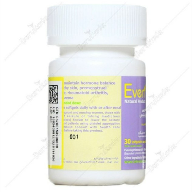 روغن گل مغربی تهران دارو - 500 میلی گرم بسته 30