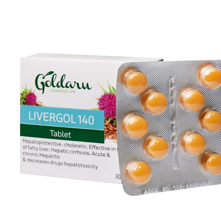 لیورگل 140 میلی گرم گل دارو بسته 30 عددی