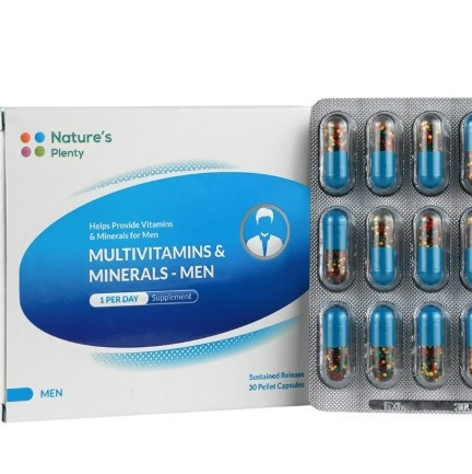 مولتی ویتامین مینرال نیچرز پلنتی مناسب آقایان بسته 30 عددی