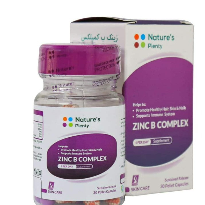 زینک ب کمپلکس نیچرز پلنتی 30 عددی