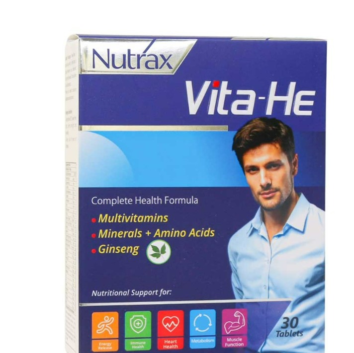 مکمل مولتی ویتامین و مینرال نوتراکس مناسب آقایان 30 عددی