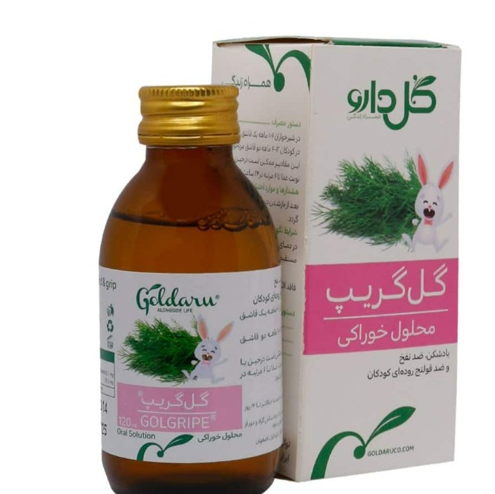 خوراکی گل گریپ گل داروو 120 میلی لیتر ضد نفخ