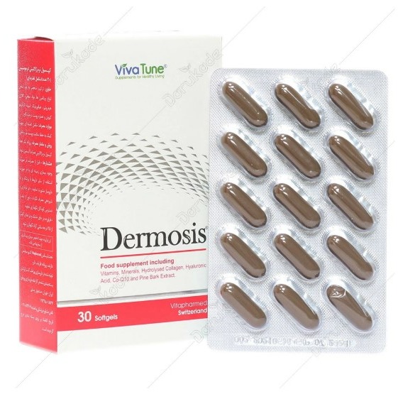 درموسیس کلاژن پلاس هیالورونیک اسید ویوا تیون بسته 30 عددی