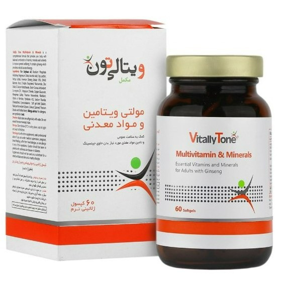 مولتی ویتامین و مواد معدنی ویتالی تون 60 عددی