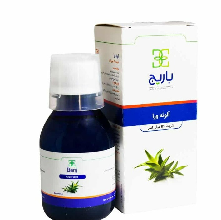 شربت آلوئه ورا باریج اسانس 120 میلی لیتر